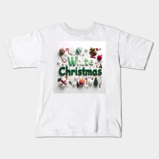 White Christmas Kids T-Shirt